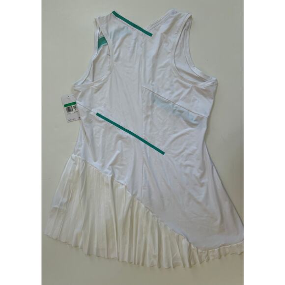 Nike Court Tennis Dress Dri-Fit Pleated Ruffle White DD8710-100 Women's Size XL - Picture 2 of 16
